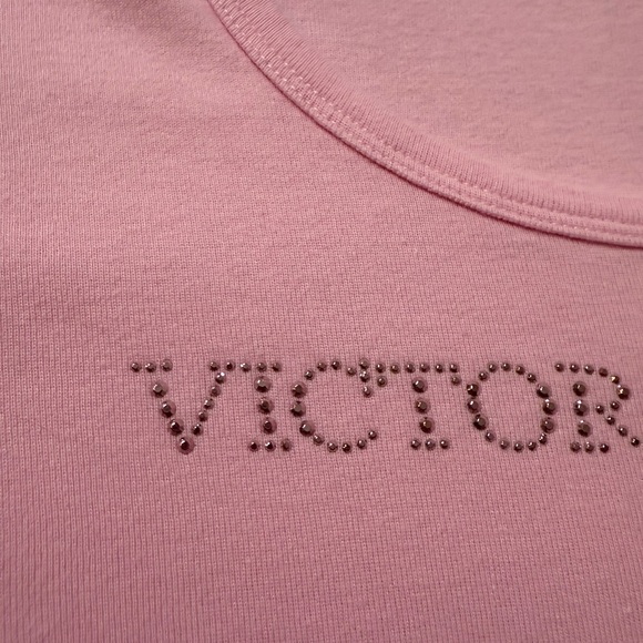 Victoria's Secret Logo Night Shirt Pajamas Long/Short Sleeve Cotton Sz M - Picture 6 of 14